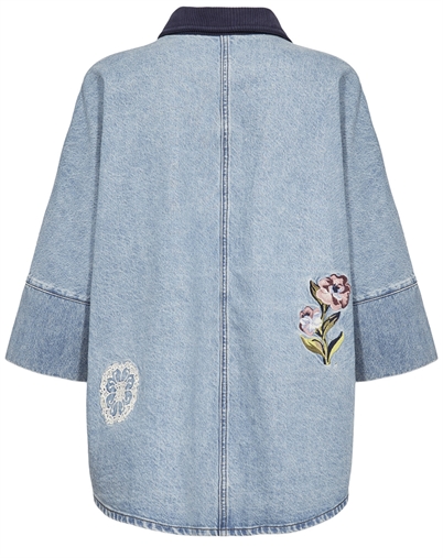 Nümph - NUDenma Oversize Bluse - Medium Blue Denim